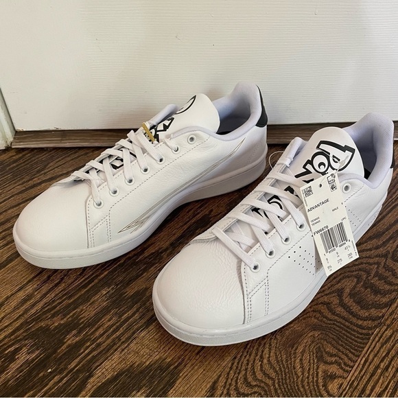 NWT Adidas Pokémon Pikachu Advantage Sneakers White